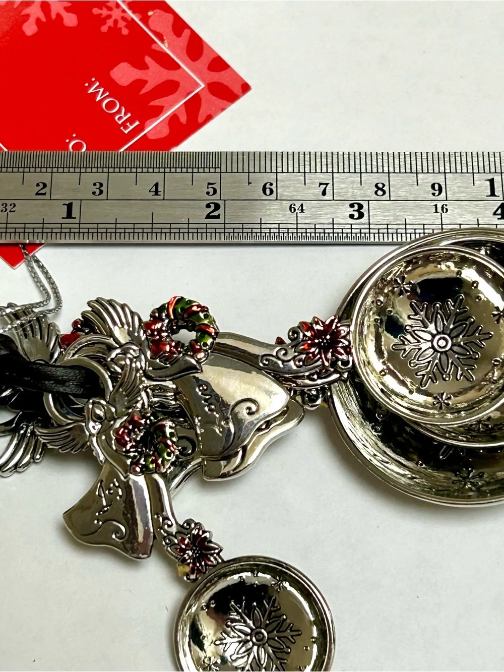 Ganz Measuring Spoon Set 4 Piece Angels with Wreaths Believe Peace Love Joy